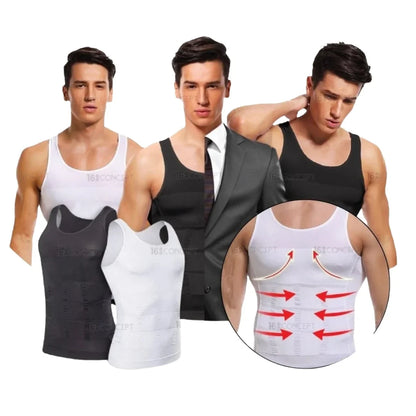 Slim and Lift Men's Body Shaper Compression Vest