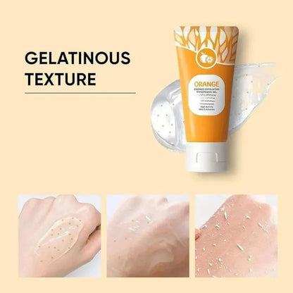 Pack of 2 Orange Exfoliating Gel for Face & Body
